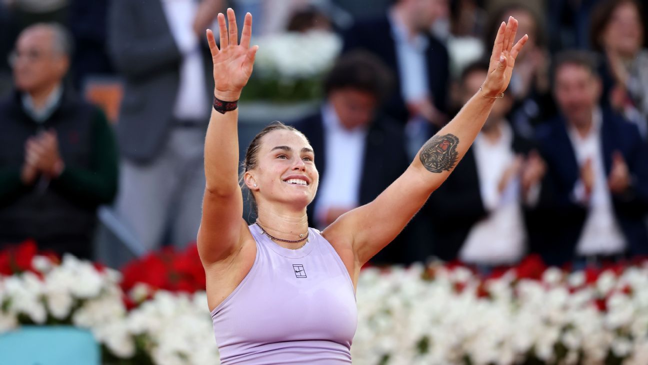 Sabalenka, Gauff, Sinner, Alcaraz Garner Top Seeds at French Open