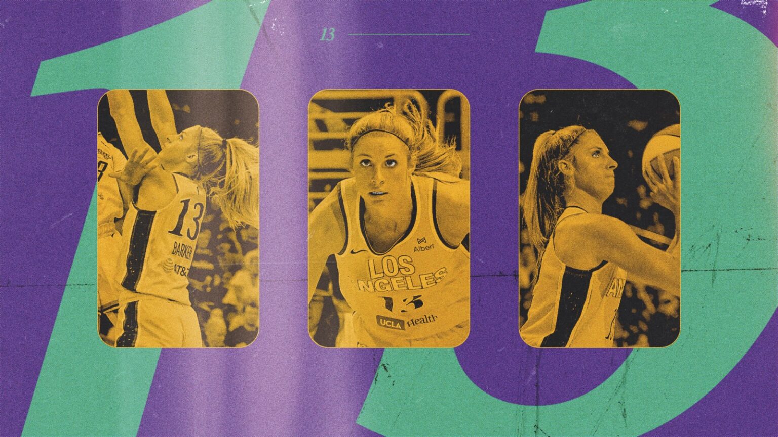 Sarah Ashley Barker doesn't play like a rookie for the Los Angeles Sparks. That's great