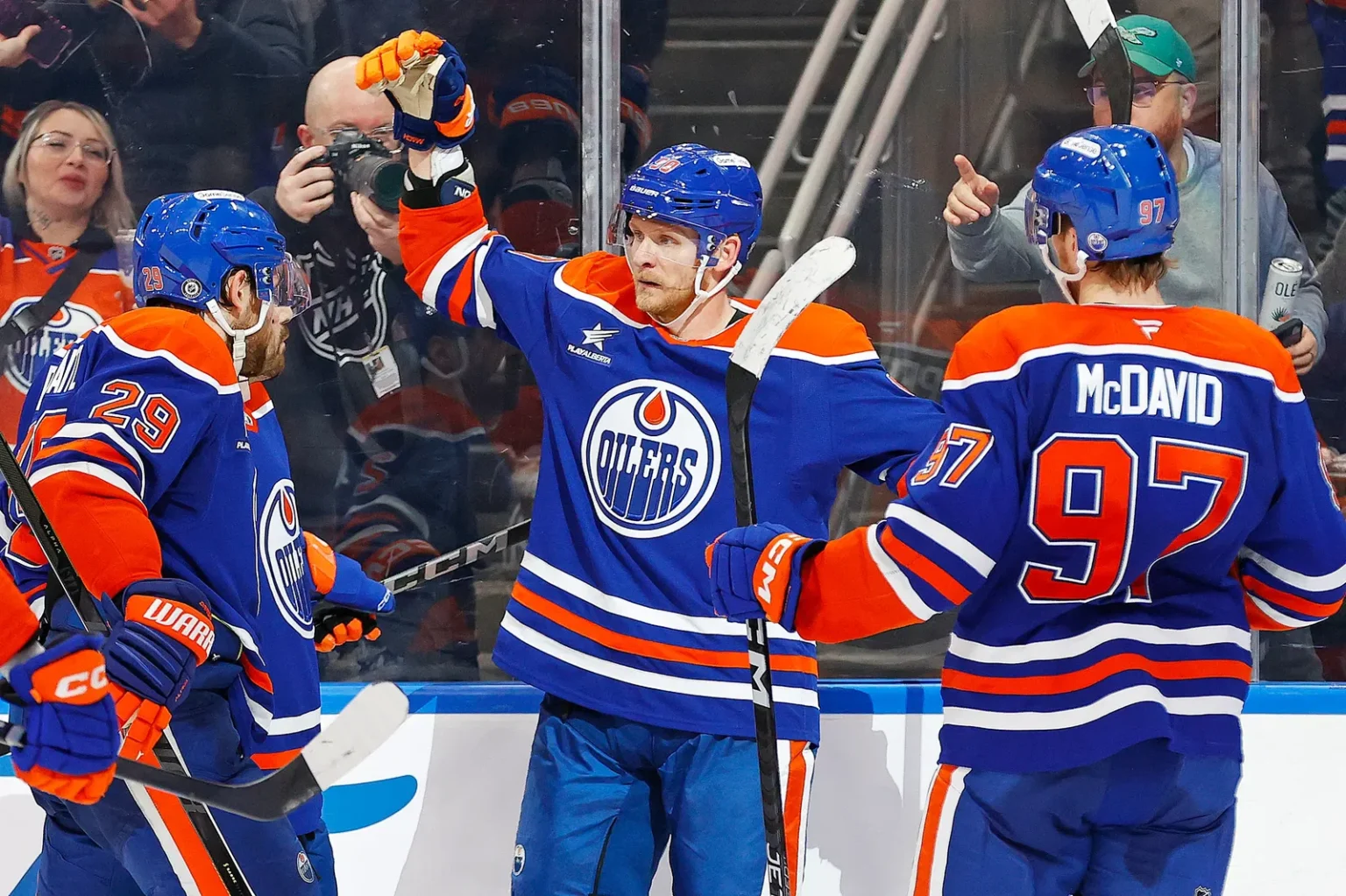Corey Perry of the Edmonton Oilers, 40, tied up four Hockey Hall of Fame and NHL playoff records