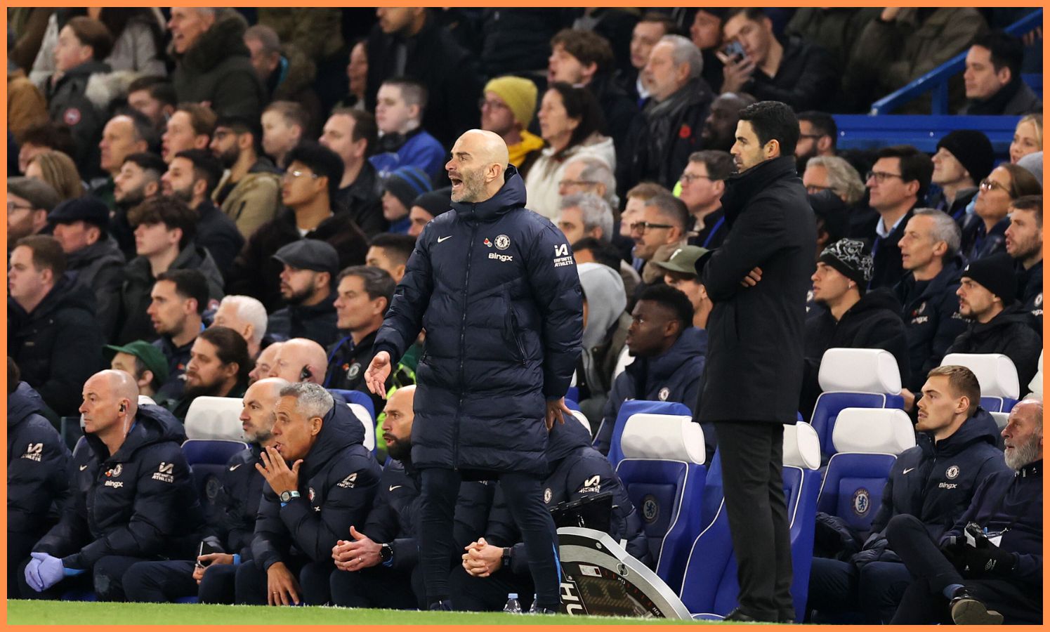 Mikel Arteta and Enzo Maresca