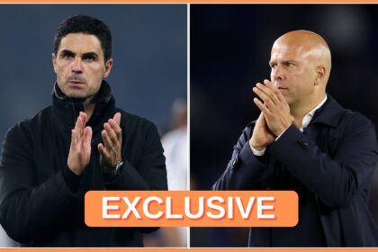 Mikel Arteta and Arne Slot
