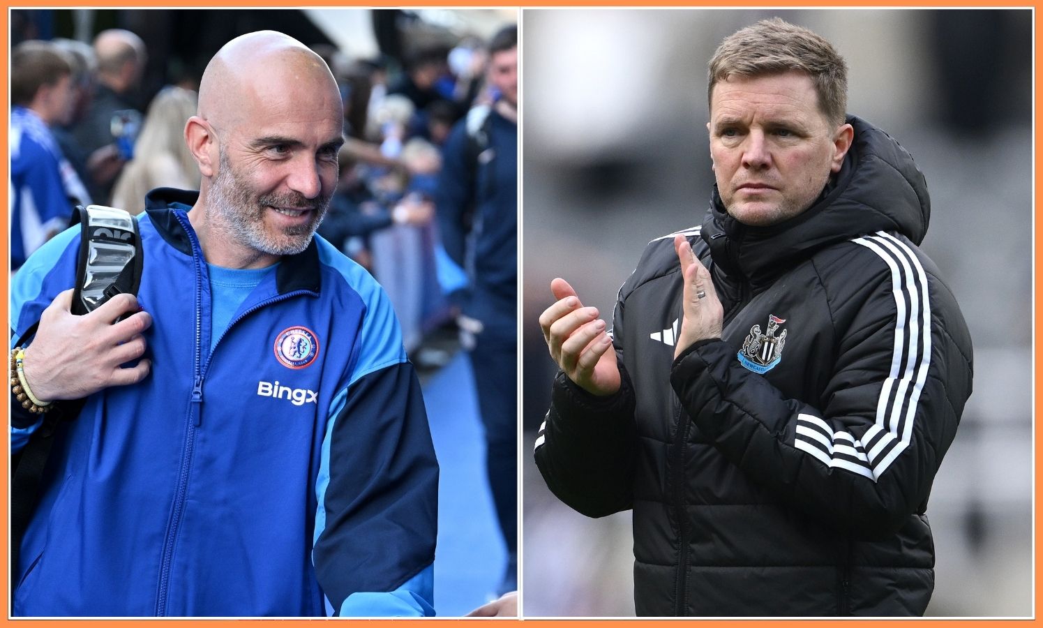 Enzo Maresca and Eddie Howe