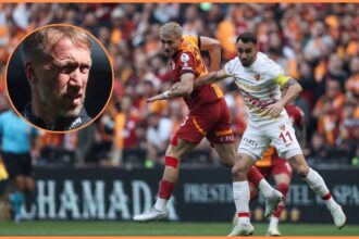 Graham Potter and Baris Alper Yilmaz