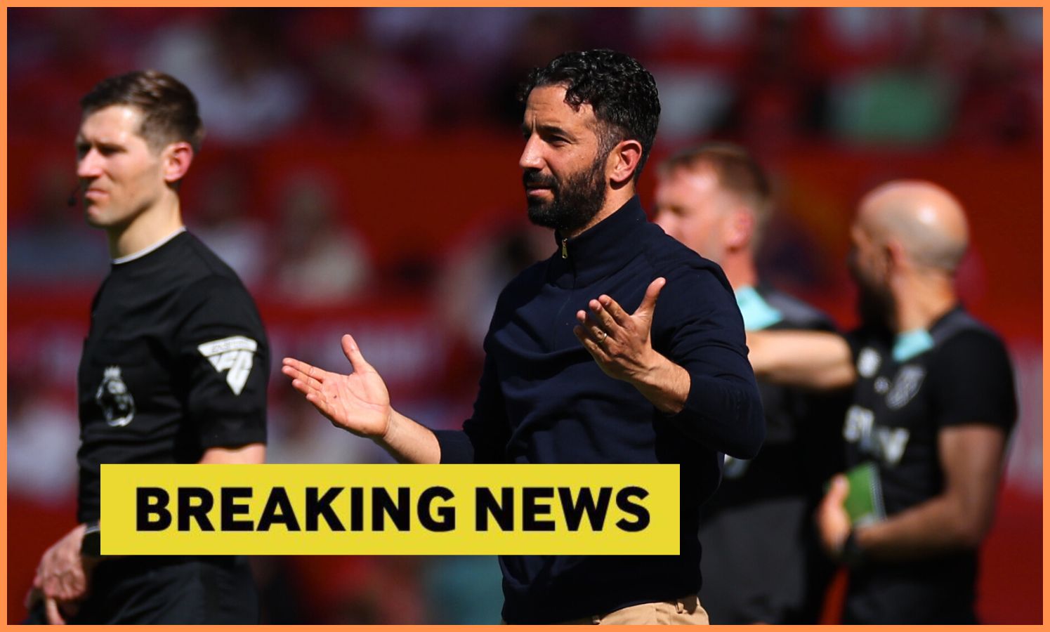Man United manager Ruben Amorim