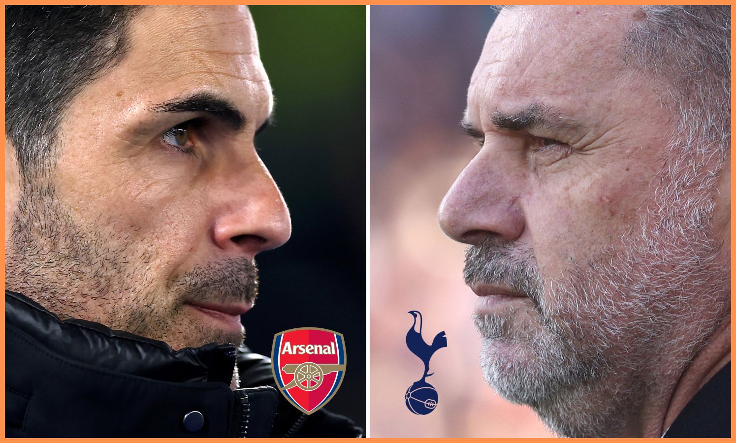 Mikel Arteta responds when asked if Arsenal or Tottenham had a better season