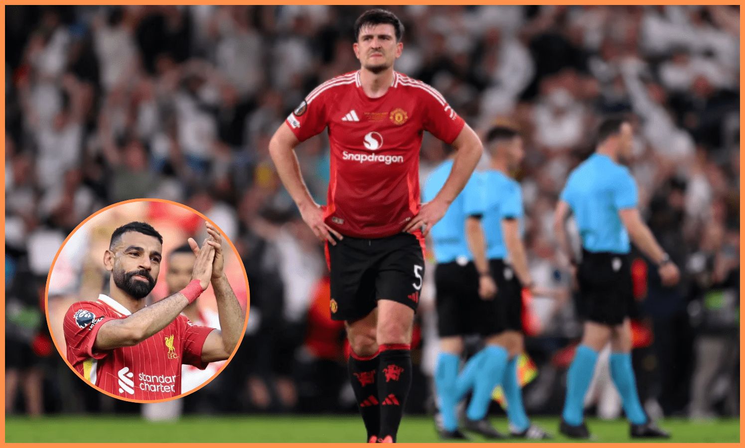 Mohamed Sarah makes a cheeky comment after Man United lost the Europa League Final