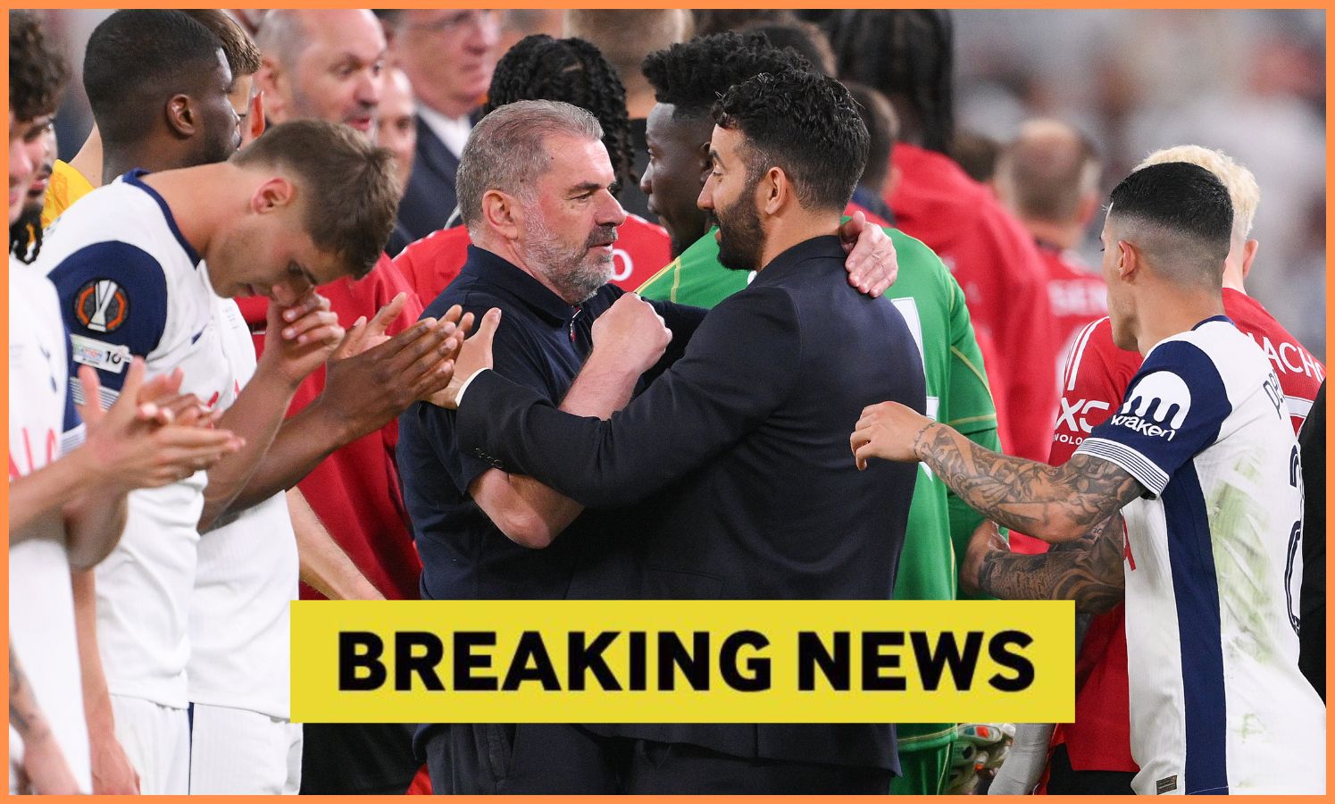 Tottenham is about to beat Man United to the English International signature after beating them in the UEL Finals