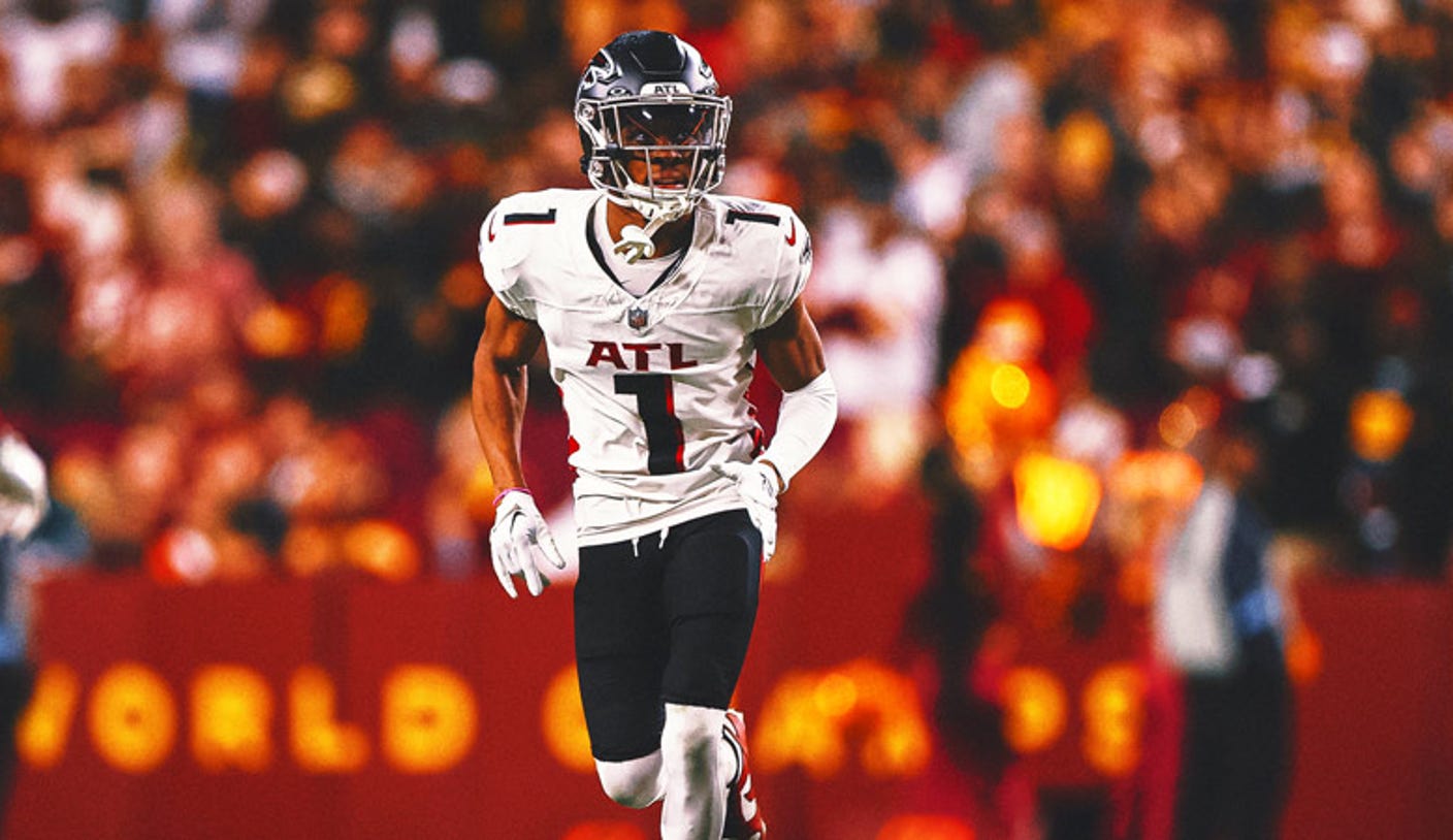 Darnell Mooney of the Falcons: "I didn't come here for 1,000 yards. I came here to win."