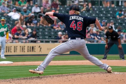 Nic Enright completes his journey from cancer diagnosis to MLB debut with the Cleveland Guardians