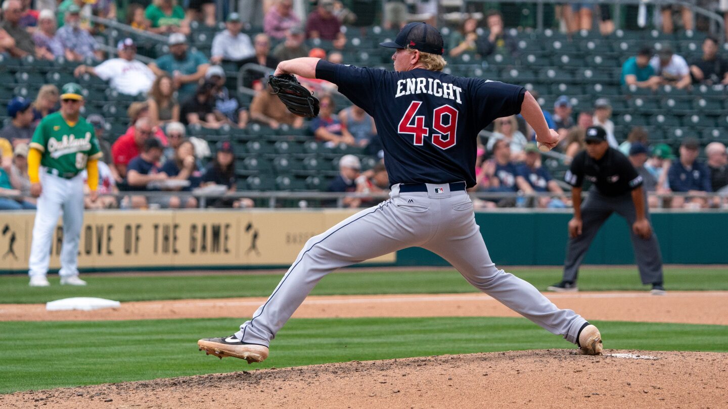 Nic Enright completes his journey from cancer diagnosis to MLB debut with the Cleveland Guardians