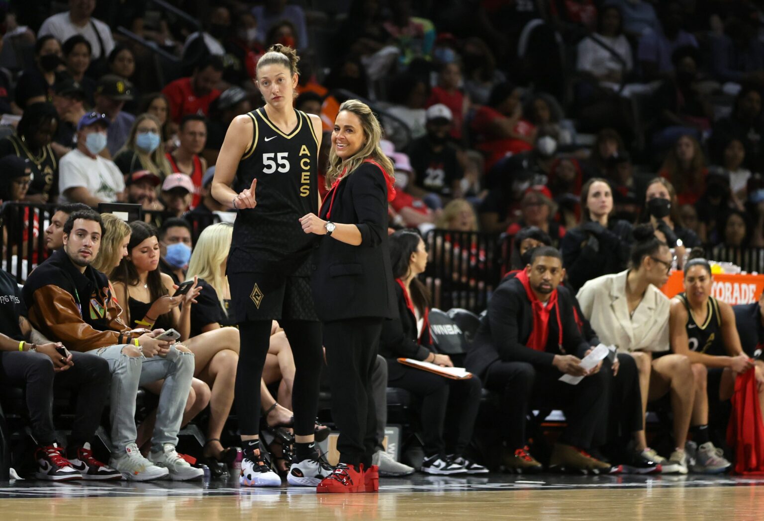 Becky Hamon won the 2022 Coach of the Year