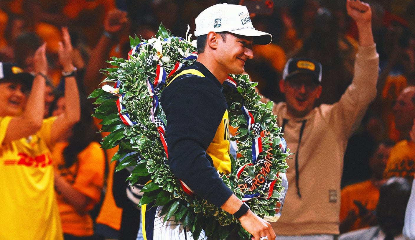 Indy 500 champion Alex Pallow brings in the Knick Spacer to close out Big Indiana Sports Day