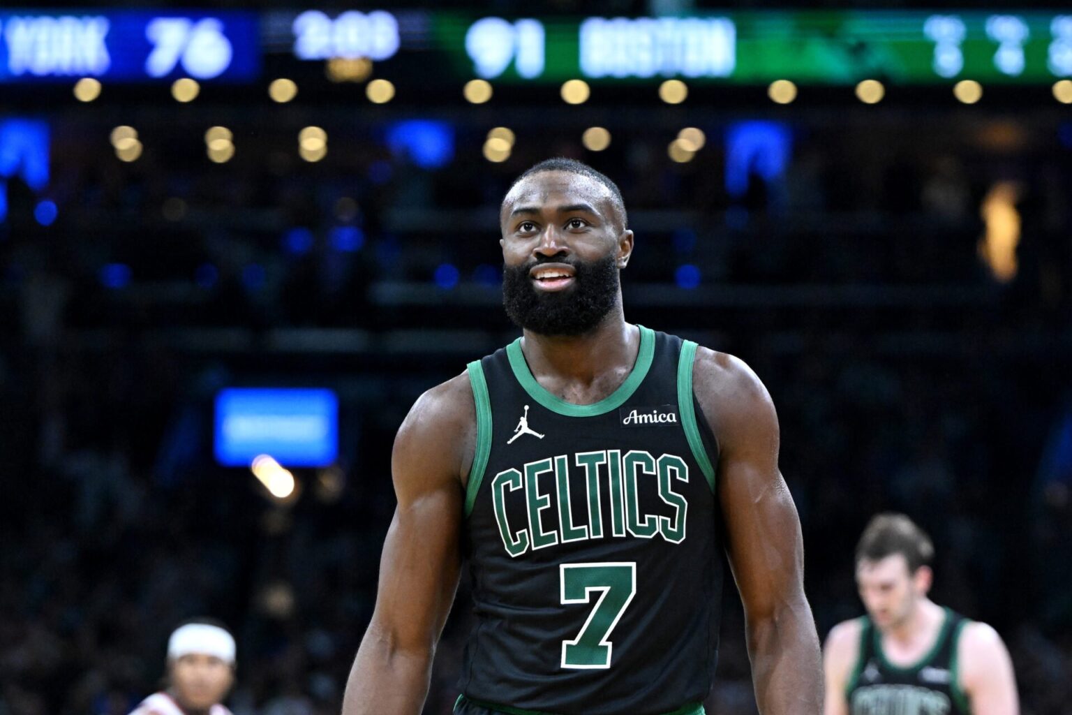 Jalen Brown has commented on what Boston Celtics fans can expect from him "in my own hands" amid trade rumours next season..."