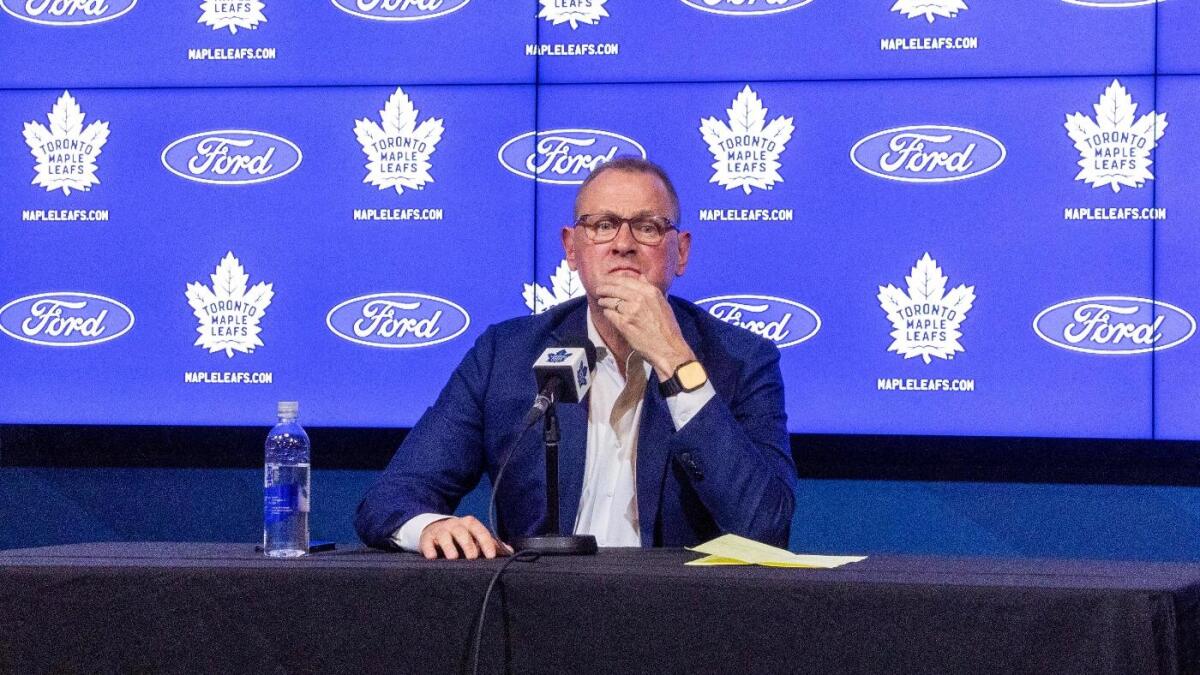 Maple Leafs GM Blood Treliving says "there are DNA that needs to be changed" ahead of the key-off season in Toronto