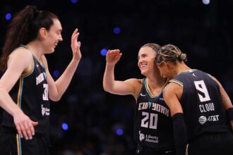 Sabrina Ionescu from Liberty jokingly compares Breanna Stewart with NBA MVP Shai Gilgeous-Alexander
