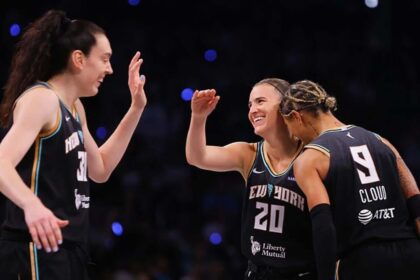 Sabrina Ionescu from Liberty jokingly compares Breanna Stewart with NBA MVP Shai Gilgeous-Alexander