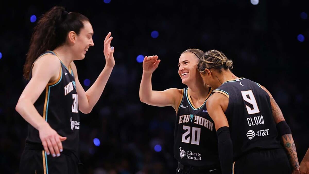 Sabrina Ionescu from Liberty jokingly compares Breanna Stewart with NBA MVP Shai Gilgeous-Alexander