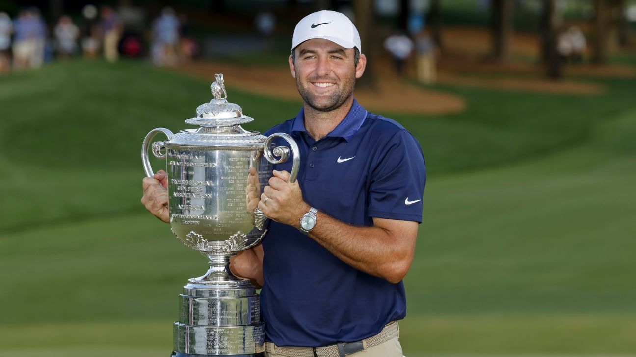 The PGA Championship victory reaffirms Scotty Scheffler's location above the sport