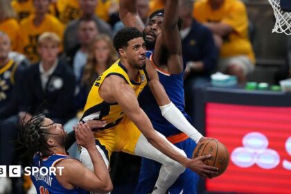 Tyrese Haliburton with the ball