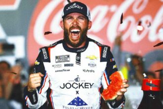 Ross Chastain makes history, taking first place from the worst, winning NASCAR's Coca-Cola 600