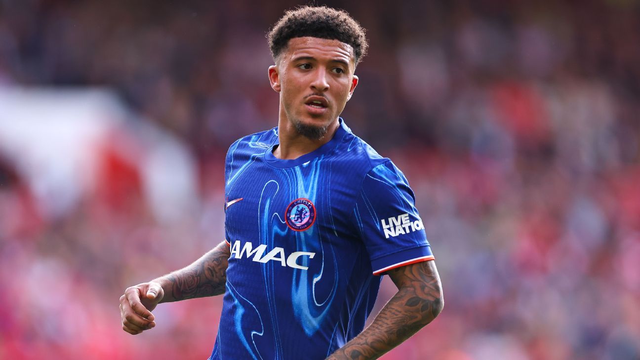 Sancho checks the Chelsea exit. Return to Man Utd