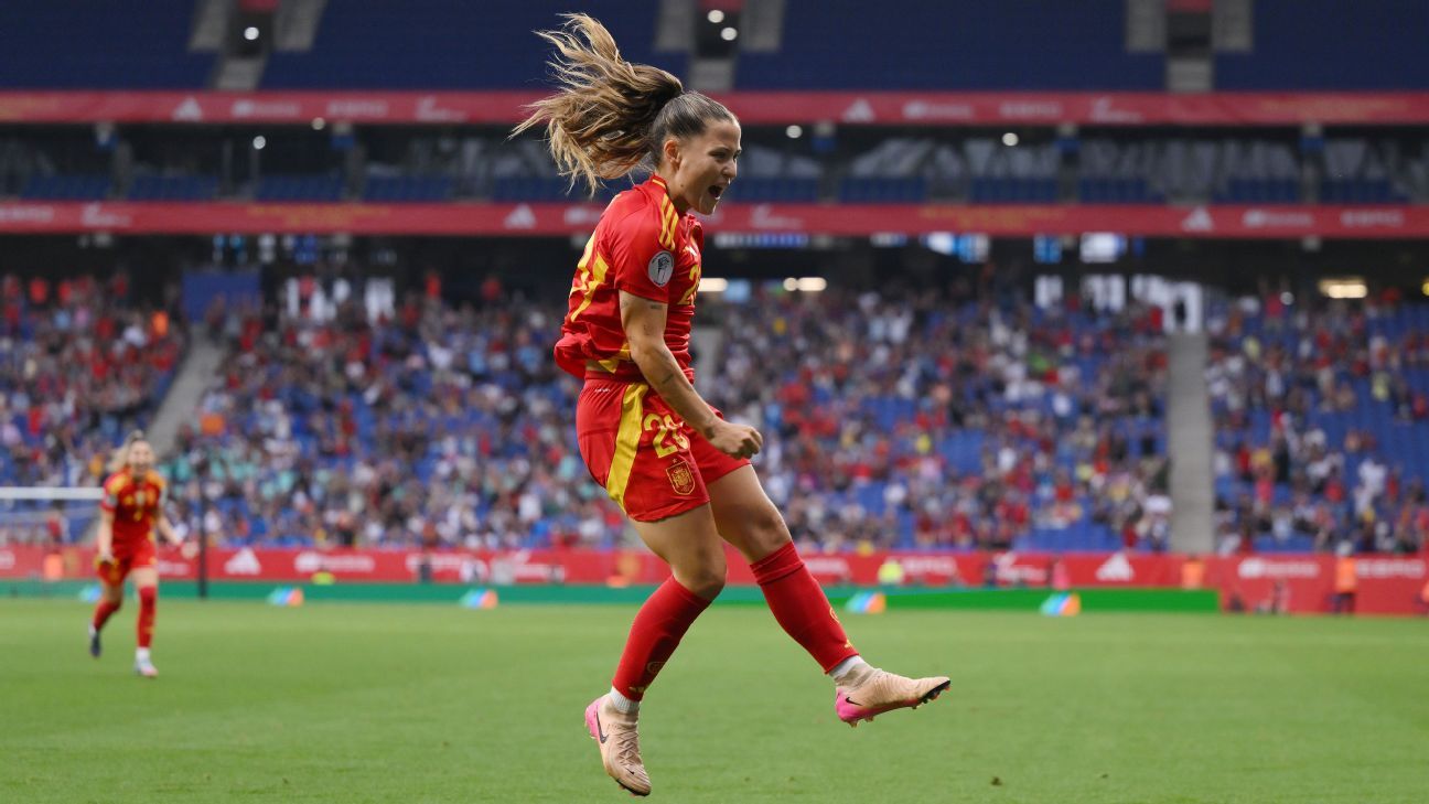 Spain, Claudia Pina Fire Euro warning comeback vs. England