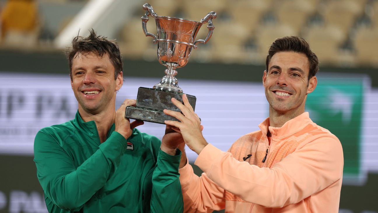 Ageless Granollers, Zeballos won the French Open Men's Doubles title