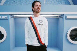 Grealish Models Man City's Special Club World Cup Kit. Can he play with it?