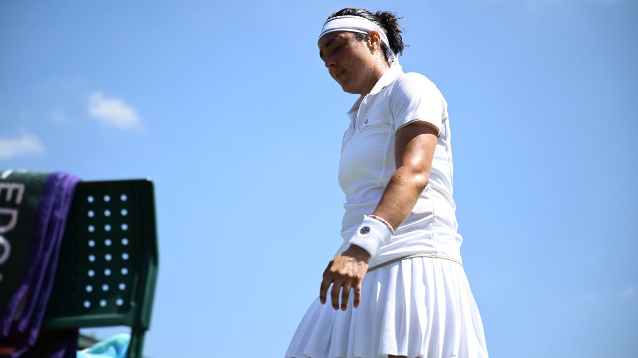 Ons Jabeur will retire from first round match at Wimbledon