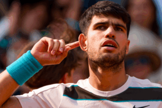 2025 French Open: Carlos Alcaraz overtakes Janik Thinner with a majestic 5-set comeback for the fifth grand slam