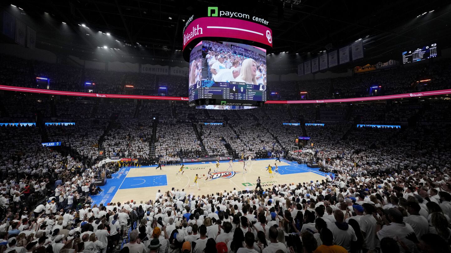 Adam Silver says the Larry O'Brien Trophy logo can return to the NBA Finals Court in 2026