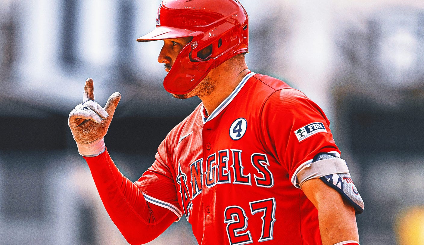 Angels slugger Mike Trout mash his first home run since returning from injury