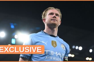 Kevin De Bruyne of Manchester City