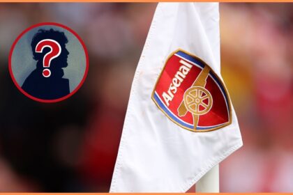 Arsenal logo at the Emirates Stadium