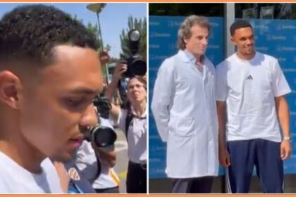Trent Alexander-Arnold arrives in Madrid
