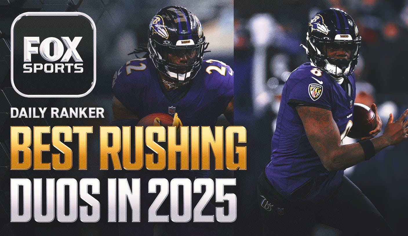 Who are the top 10 rush duos heading into the 2025 NFL season?