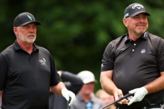 Darren Clark and Thomas Bjorn win team event on the Champions Tour