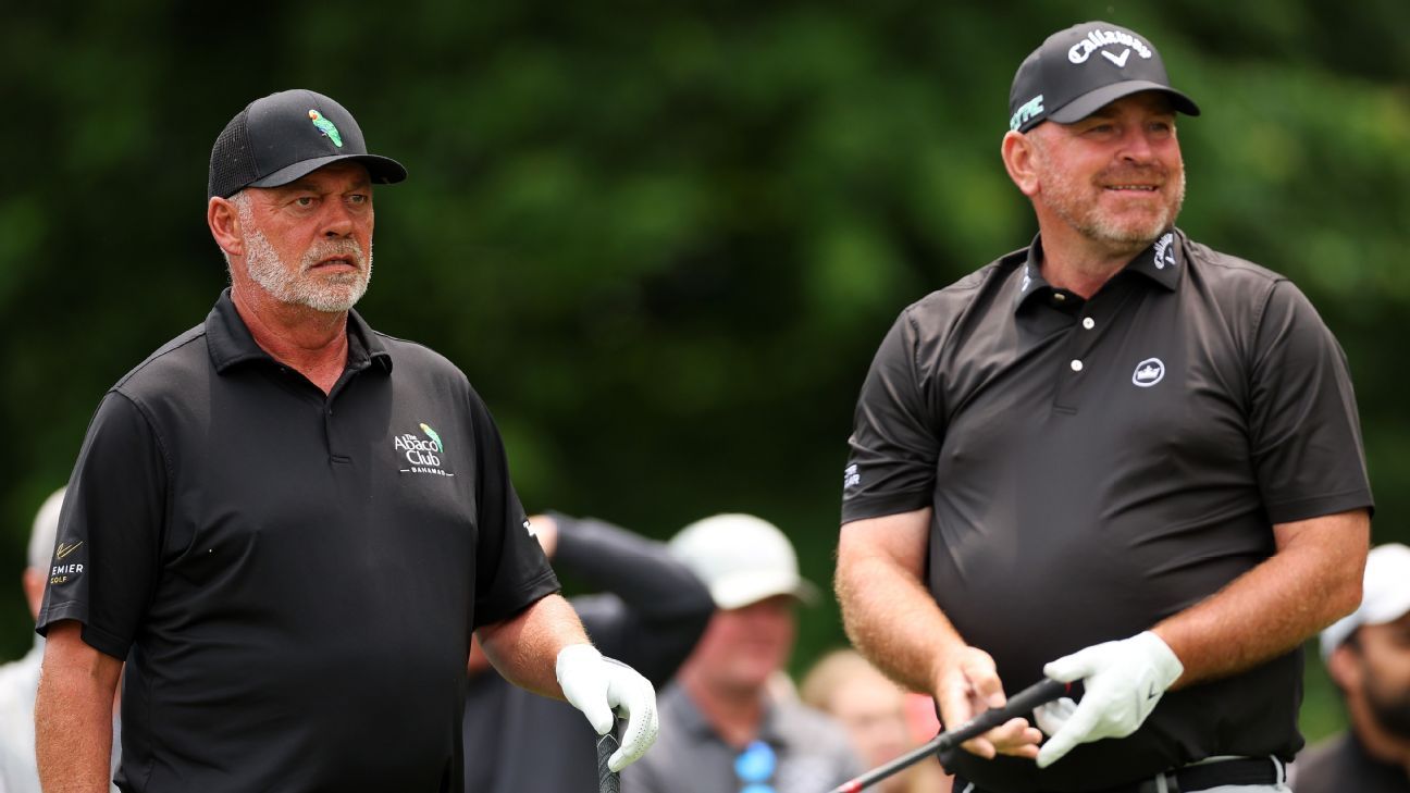 Darren Clark and Thomas Bjorn win team event on the Champions Tour