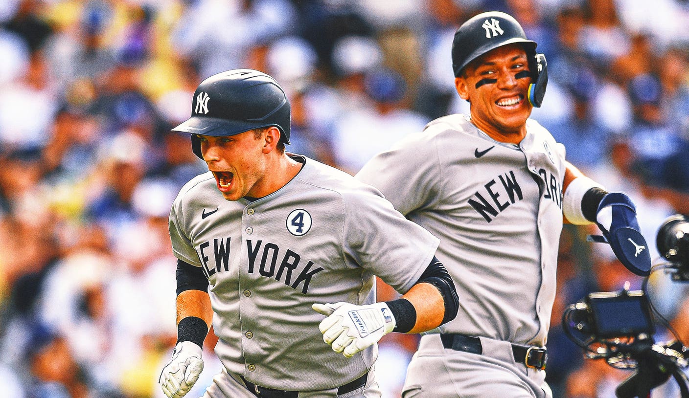 The Yankees avoid being wiped out by the Dodgers despite a hitless night from Judge Aaron