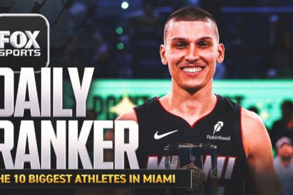 Who is the 10 biggest athletes currently playing in Miami?