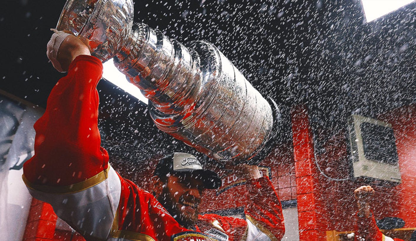 Stanley Cup damaged as the Florida Panthers celebrate their second straight championship