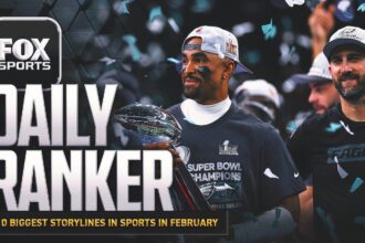 What was the 10 biggest stories of sports in February?