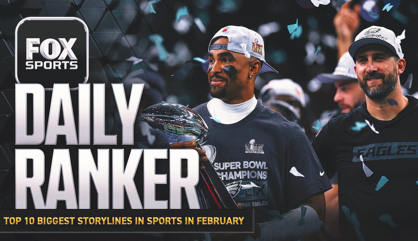 What was the 10 biggest stories of sports in February?