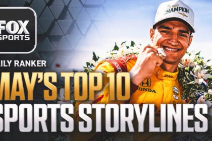 What were the top 10 storylines for sports in May?