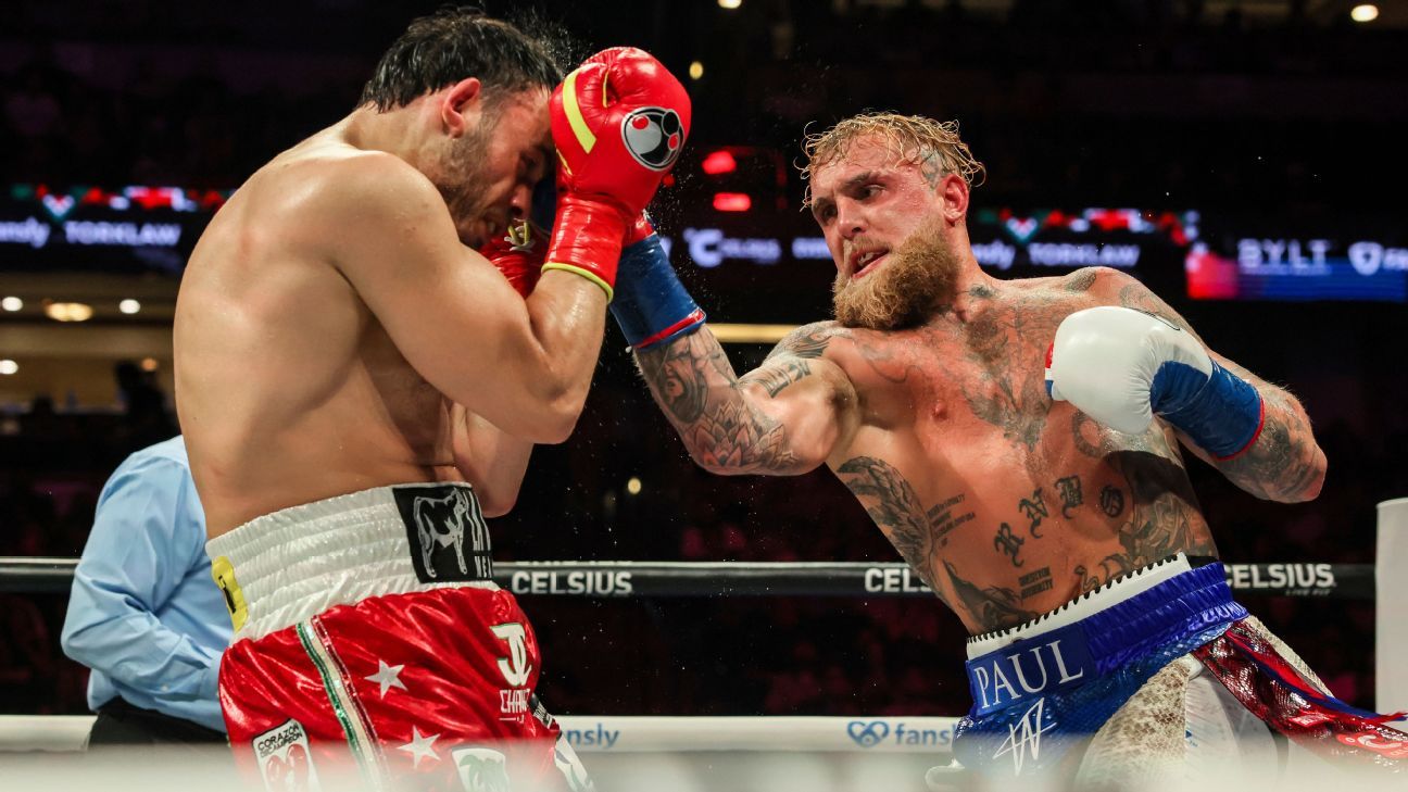 Jake Paul tops Julio Cesar Chavez Jr. and improves to 12-1