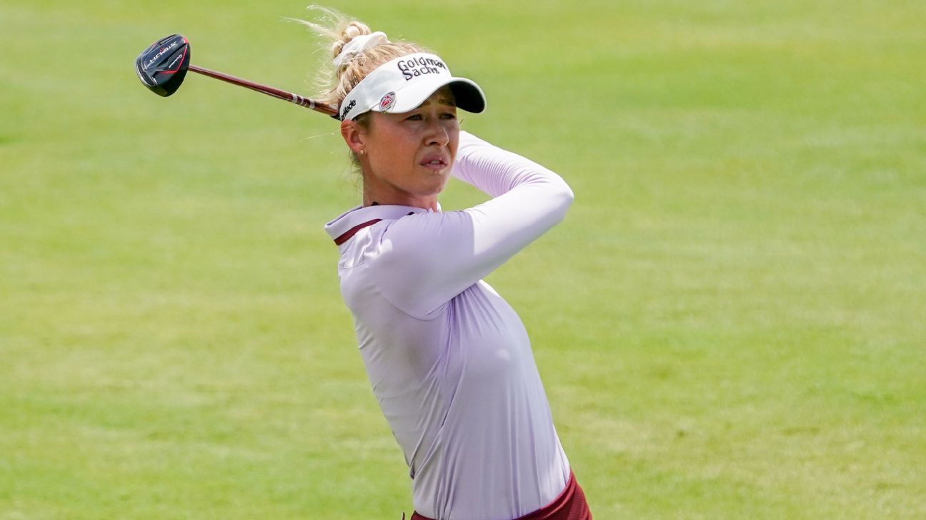 Korda in women's PGA after aggravating neck injuries