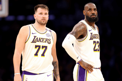 LeBron James and Luka Doncic look back together on their first Lakers season: "I've never played with a guy like this."