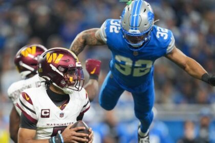 Lions DB Brian Branch says that past adversity feels "invincible" ready for breakthroughs in the 2025 season