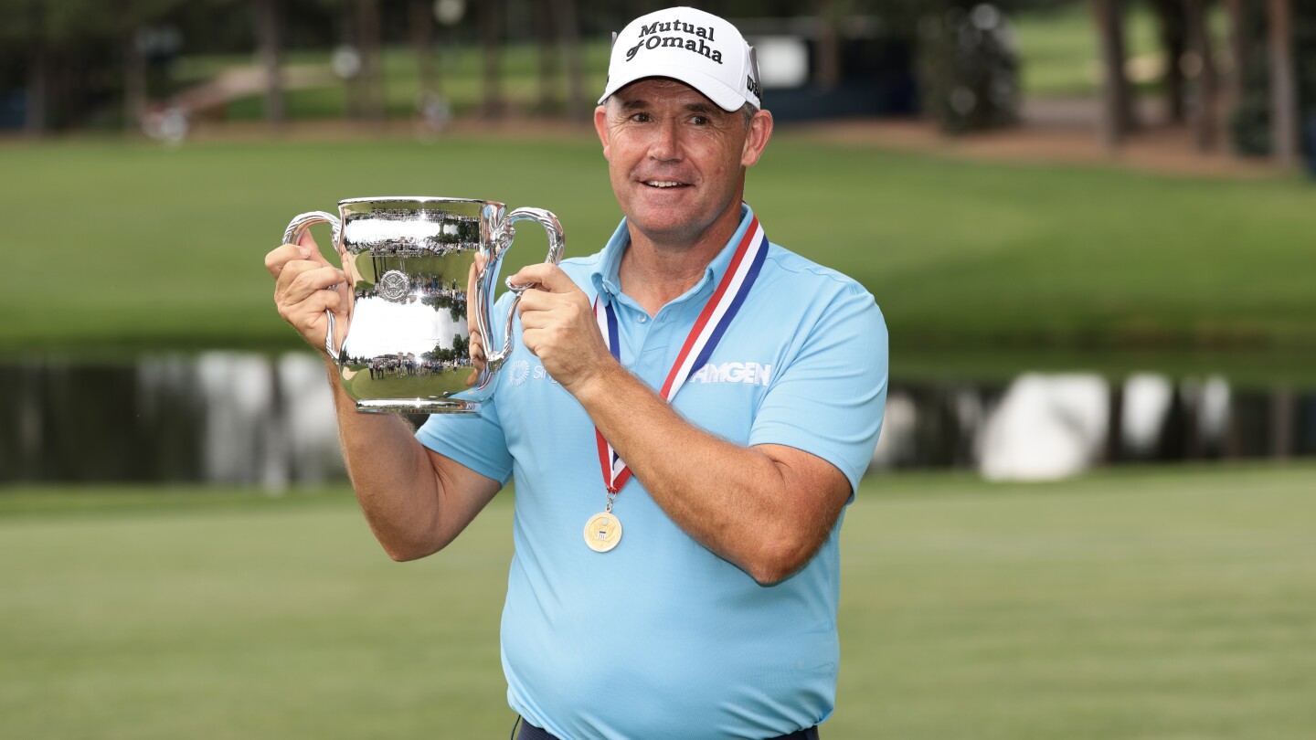 Padraig Harrington Outduels Stewart Cink wins second US Senior Open in 4 days