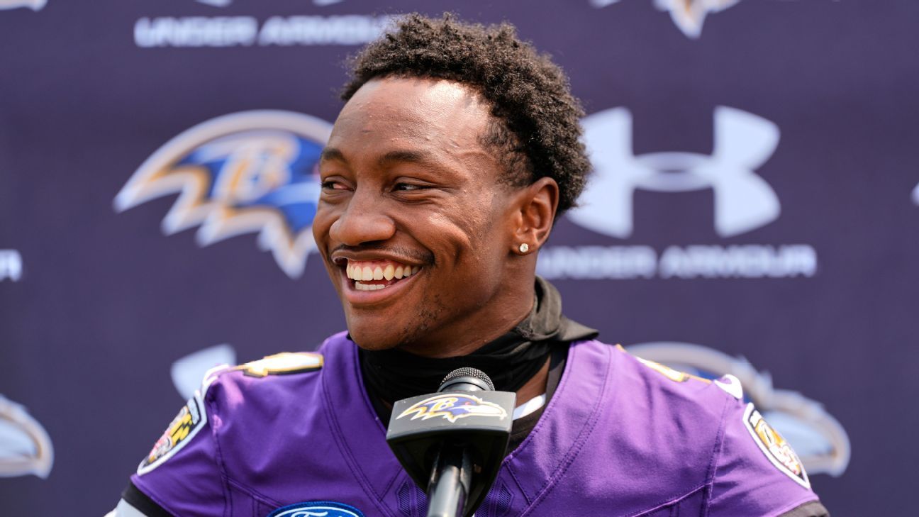 The Ravens' The Zyflowers say their knees are amazing after sitting in the playoffs